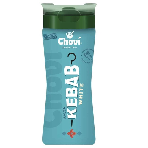 [110026] SALSA KEBAB WHITE 820ML CHOVI