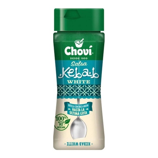 [110038] SALSA KEBAB WHITE 250ML CHOVI
